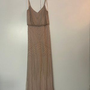 Adriana Pappel beaded blouson gown
